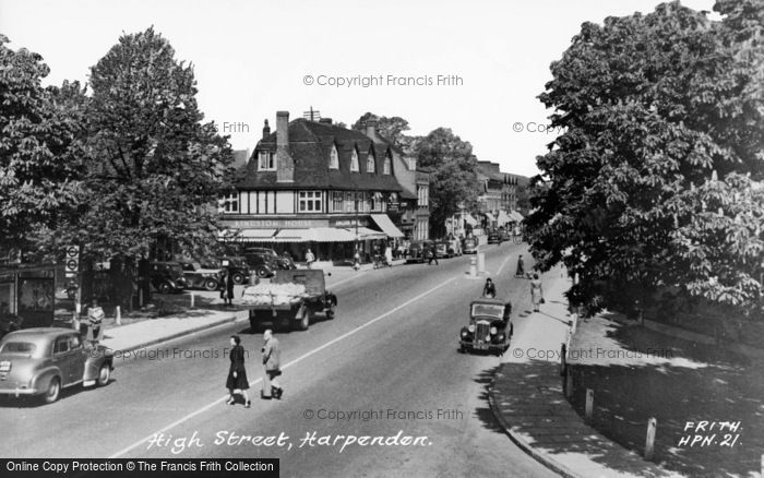 Photo of Harpenden, High Street c.1960