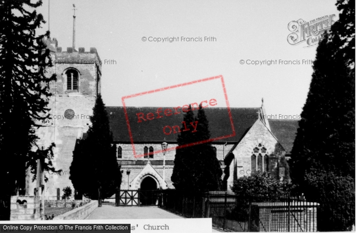 Photo of Harpenden, St Nicholas' Church c.1960