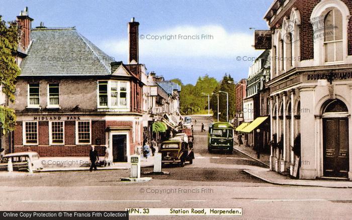 Photo of Harpenden, Station Road c.1960