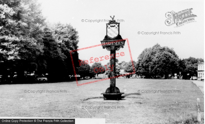 Photo of Harpenden, The Town Sign c.1960