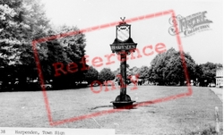 The Town Sign c.1960, Harpenden