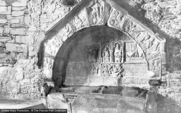 Photo of Harris, Rodel, St Clement's Church, Alasdair Crotach's Tomb c.1955