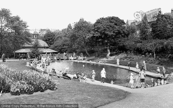 Photo of Harrogate, Children's Pool, Valley Gardens 1925