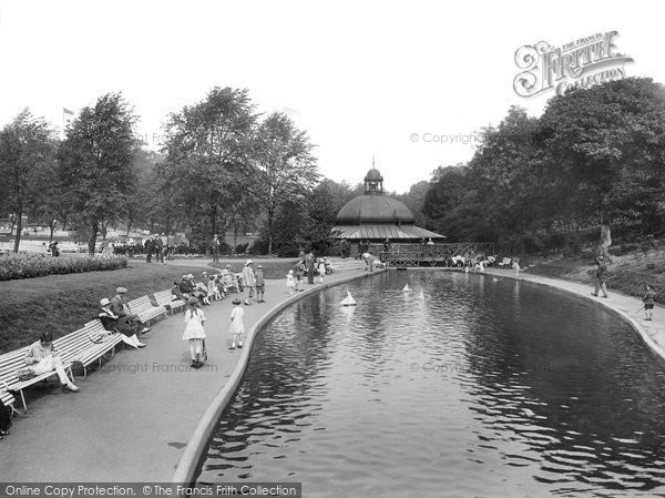 Photo of Harrogate, Children's Pool, Valley Gardens 1925