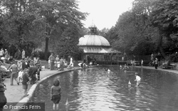 Children's Pool, Valley Gardens c.1960, Harrogate