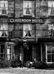 Clarendon Hotel Entrance 1907, Harrogate