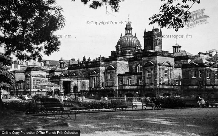 Photo of Harrogate, Crescent Gardens And Royal Baths c.1955