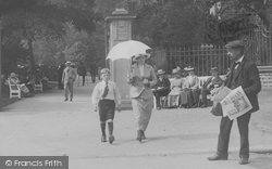 Entrance To The Gardens 1914, Harrogate