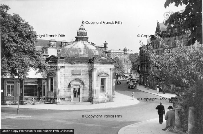 Photo of Harrogate, Promenade Square And Royal Pump Room c.1955