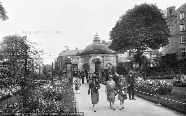 Photo of Harrogate, Pump Room From Valley Gardens 1928