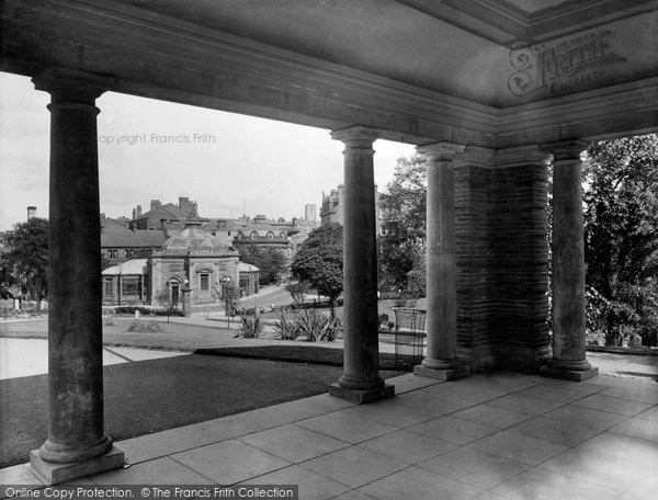 Photo of Harrogate, Royal Pump Room From Colonnade, Valley Gardens 1934