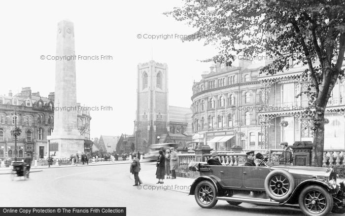 Photo of Harrogate, St Peter's Church And War Memorial 1927