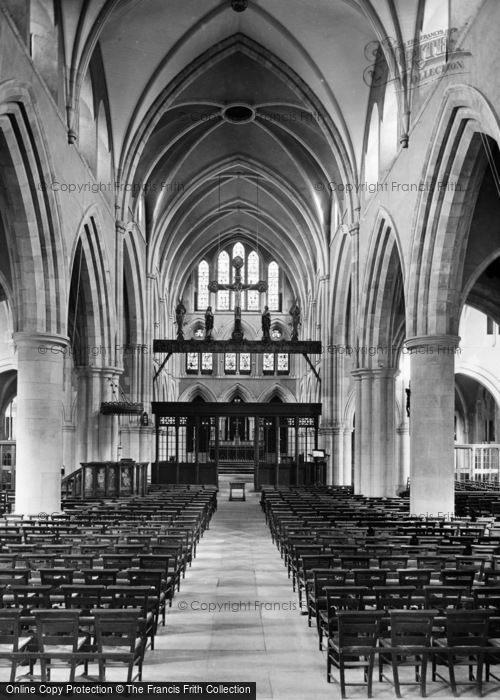 Photo of Harrogate, St Wilfrid's Church Interior 1928