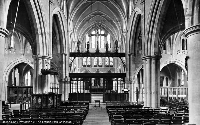 Photo of Harrogate, St Wilfrid's Church Interior 1928