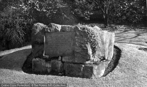 Photo of Harrogate, The American Memorial c.1955