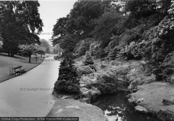 Photo of Harrogate, The Rock Gardens, Valley Gardens c.1955