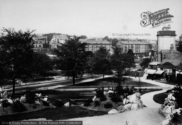 Photo of Harrogate, The Stray From New Terrace 1897