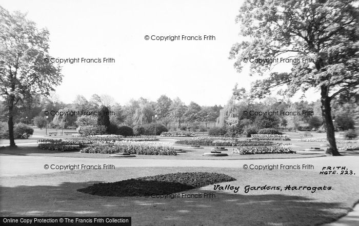 Photo of Harrogate, The Valley Gardens c.1965