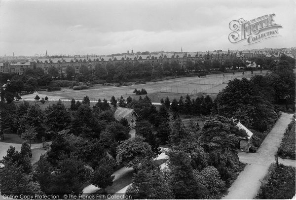 Photo of Harrogate, Valley Gardens And Tennis Courts 1923