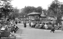 Valley Gardens, Bandstan And Tea House 1928, Harrogate