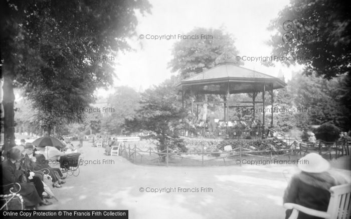 Photo of Harrogate, Valley Gardens Bandstand 1924