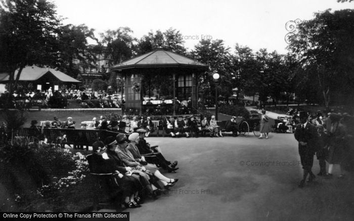 Photo of Harrogate, Valley Gardens, The Bandstand 1928