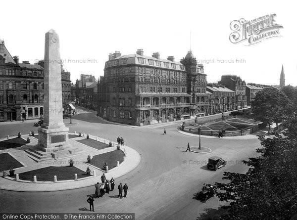 Photo of Harrogate, War Memorial And Prospect Place 1924