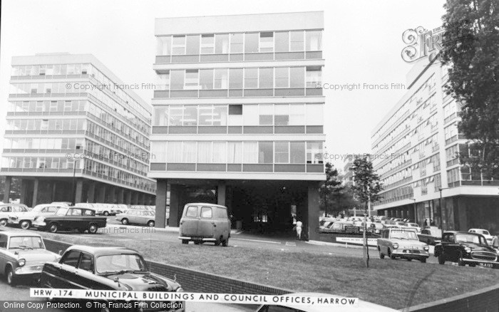 Photo of Harrow, Municipal Buildings And Council Offices c.1965