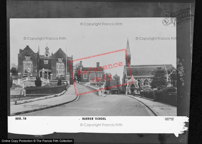 Photo of Harrow On The Hill, Harrow School c.1955