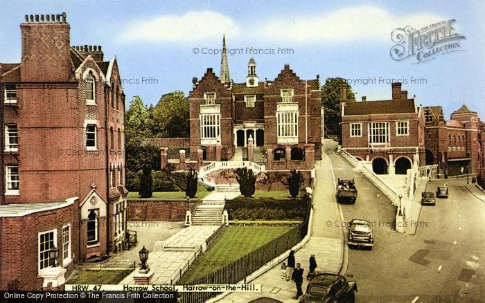 Photo of Harrow On The Hill, Harrow School c.1960
