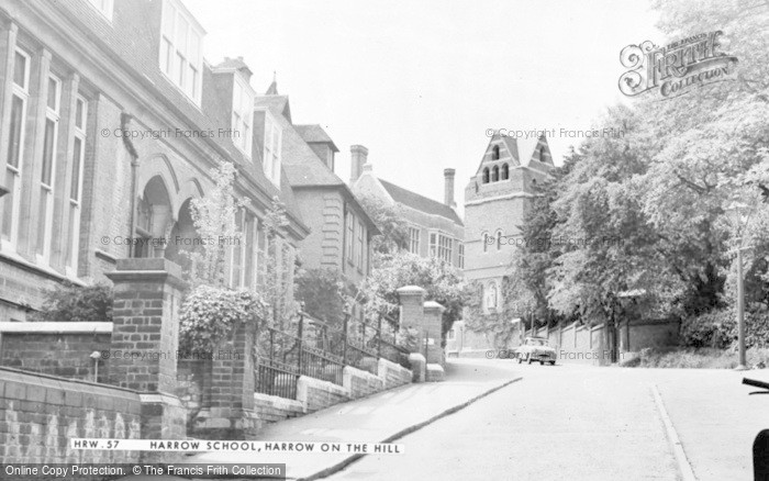 Photo of Harrow On The Hill, Harrow School c.1960