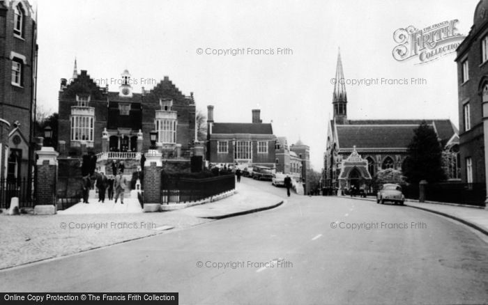 Photo of Harrow On The Hill, Harrow School c.1960