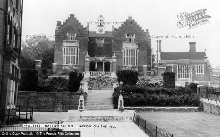 Photo of Harrow On The Hill, Harrow School c.1960