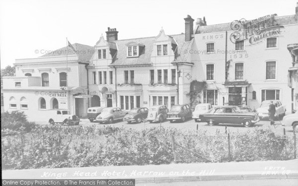 Photo of Harrow On The Hill, King's Head Hotel c.1960