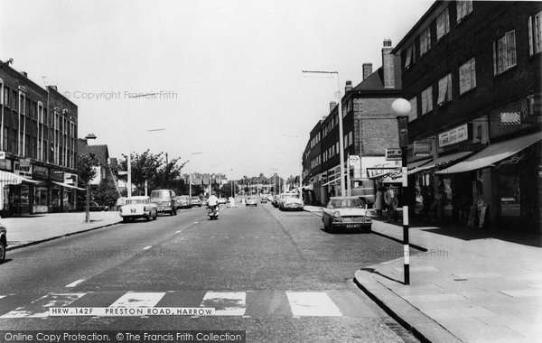 Photo of Harrow On The Hill, Preston Road c.1965