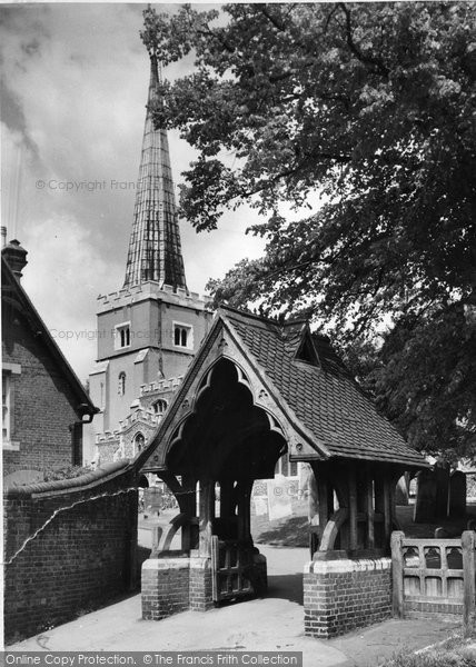 Photo of Harrow On The Hill, St Mary's Church And Lych Gate c.1960