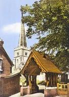 St Mary's Church And Lych Gate c.1960, Harrow On The Hill