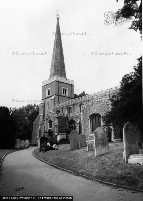 Photo of Harrow On The Hill, St Mary's Church c.1965