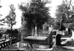 St Mary's Church, The Peachey Tomb And The Elm 1906, Harrow On The Hill
