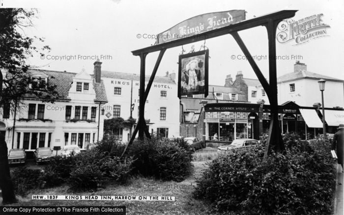 Photo of Harrow On The Hill, The Kings Head c.1965