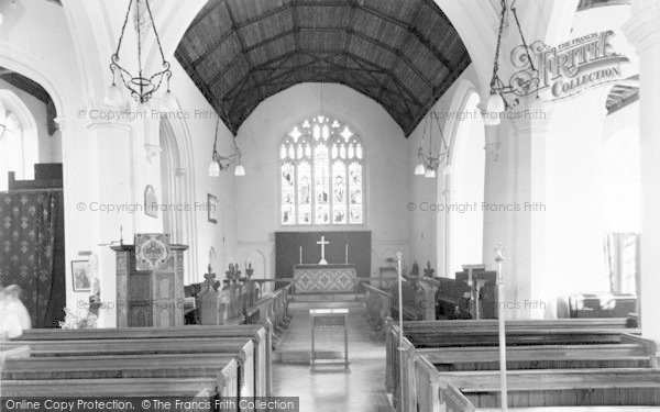 Photo of Hartest, Church Interior c.1960