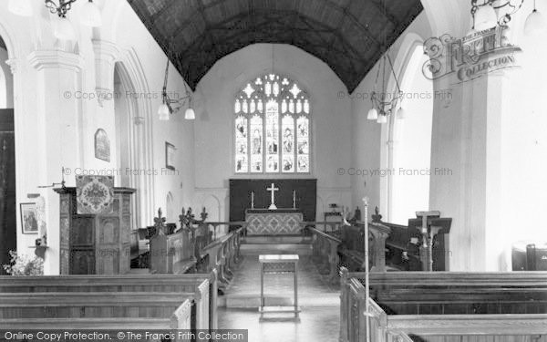 Photo of Hartest, Church Interior c.1960