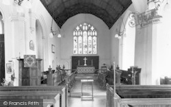 Church Interior c.1960, Hartest