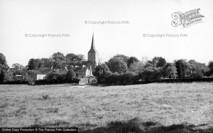 Photo of Hartfield, St Mary's Church From The Green c.1960