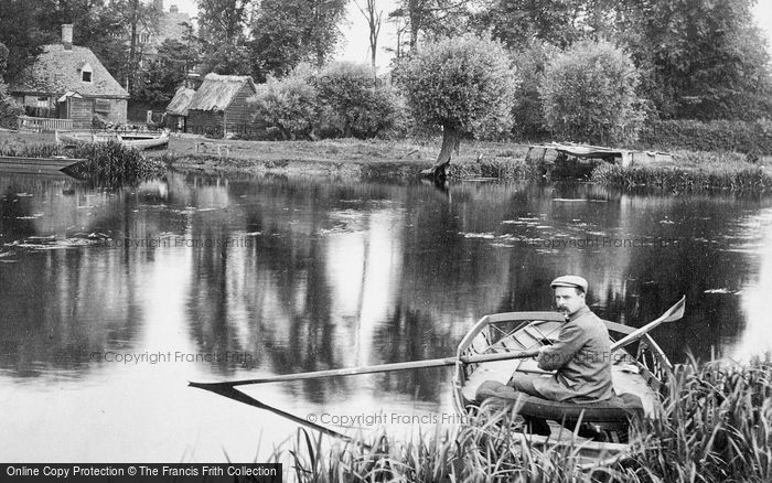 Photo of Hartford, Boating On The River Ouse 1907