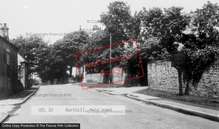 Photo of Harthill, Main Road c.1955