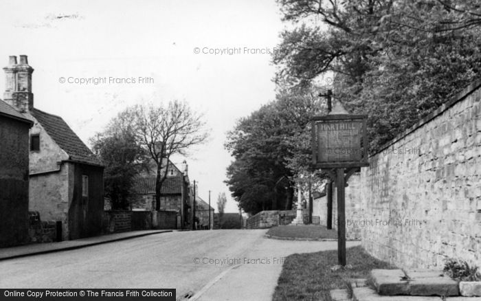 Photo of Harthill, The Village Sign c.1955