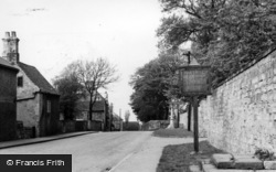 The Village Sign c.1955, Harthill