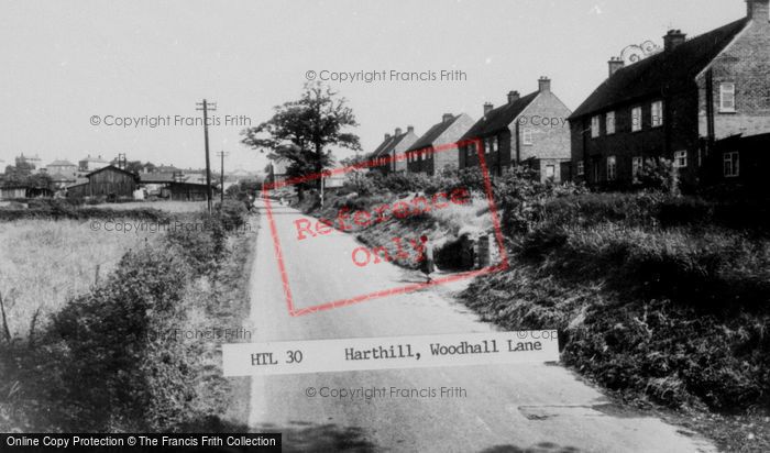 Photo of Harthill, Woodhall Lane c.1965