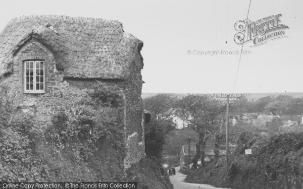 Photo of Hartland, Approach To Village c.1950